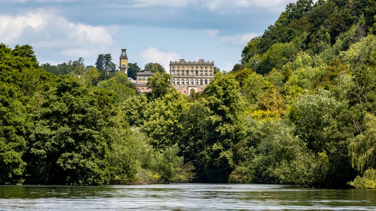 Cliveden from the River Thames, Buckinghamshire